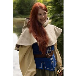 Medieval chaperon Erhard, beige - Celtic Webmerchant