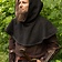 Epic Armoury Chaperon medievale Erhard, grigio scuro - Celtic Webmerchant