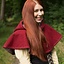 Chaperon médiéval Erhard, rouge - Celtic Webmerchant