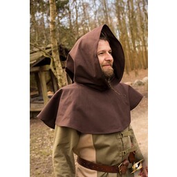 Medieval Chaperon Walt, braun - Celtic Webmerchant