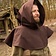 Epic Armoury Medieval Chaperon Walt, braun - Celtic Webmerchant