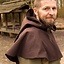 Medieval chaperon Walt, brązowy - Celtic Webmerchant