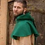 Medeltida chaperon Walt, grön - Celtic Webmerchant
