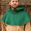 Chaperon medievale Walt, verde - Celtic Webmerchant