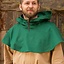 Medieval chaperon Walt, green - Celtic Webmerchant