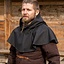 Medieval chaperon Walt, black - Celtic Webmerchant