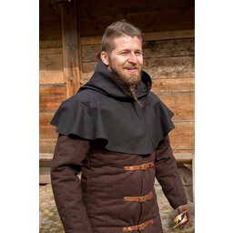 Medieval chaperon Walt, black - Celtic Webmerchant