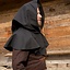 Medieval chaperon Walt, black - Celtic Webmerchant