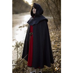 Medieval hooded cloak Thomas, grey - Celtic Webmerchant