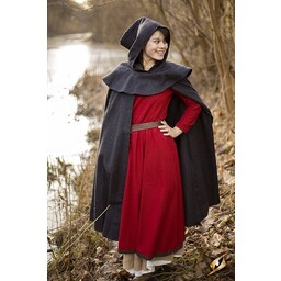 Medieval hooded cloak Thomas, grey - Celtic Webmerchant