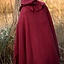 Medieval hooded cloak Thomas, red - Celtic Webmerchant