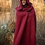 Medieval hooded cloak Thomas, red - Celtic Webmerchant