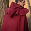 Medieval hooded cloak Thomas, red - Celtic Webmerchant