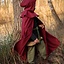 Medieval hooded cloak Thomas, red - Celtic Webmerchant