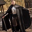 Manto medieval Terrowin, negro - Celtic Webmerchant