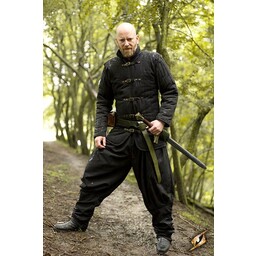 Cinturón medieval gambeson negro - Celtic Webmerchant