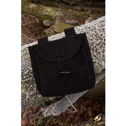 Medieval bag Ysmay, black - Celtic Webmerchant