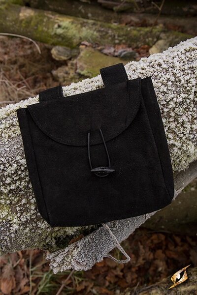 Mittelalterliche Tasche Ysmay, schwarz - Celtic Webmerchant