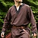 Epic Armoury Medieval long-sleeved tunic brown - Celtic Webmerchant