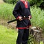 Medieval long-sleeved tunic black-red - Celtic Webmerchant