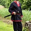 Medieval long-sleeved tunic black-red - Celtic Webmerchant