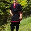 Medieval long-sleeved tunic black-red - Celtic Webmerchant