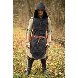 Sleeveless coat Assas Creed, brunsvart - Celtic Webmerchant