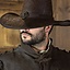 Musketeer hat Delacroix, deluxe, brown - Celtic Webmerchant