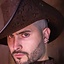 Musketeer hat Toledo, deluxe, brown - Celtic Webmerchant