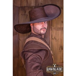 Musketeer hat Toledo, deluxe, brown - Celtic Webmerchant