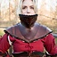 Edles Leder gorget, rot - Celtic Webmerchant