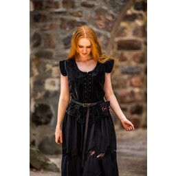 Farsetto medievale Caelia nero - Celtic Webmerchant