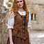 Farsetto medievale Christine marrone - Celtic Webmerchant