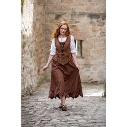 Doblete medieval Christine marrón - Celtic Webmerchant