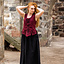 Farsetto medievale Christine rosso - Celtic Webmerchant