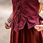 Veste médiévale Christine rouge - Celtic Webmerchant