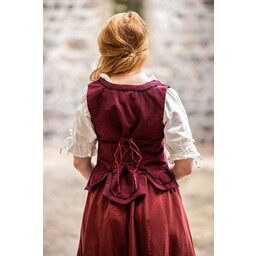 Medieval doublet Christine red - Celtic Webmerchant