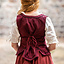 Veste médiévale Christine rouge - Celtic Webmerchant