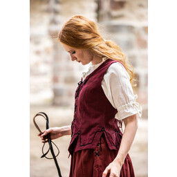 Veste médiévale Christine rouge - Celtic Webmerchant