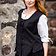 Leonardo Carbone Medieval doublet Christine black - Celtic Webmerchant