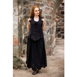 Farsetto medievale Christine nero - Celtic Webmerchant