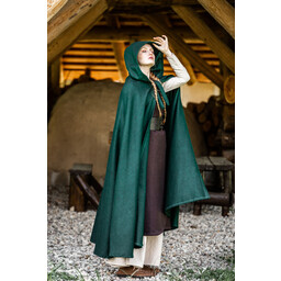 Capa medieval Karen verde - Celtic Webmerchant