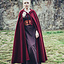 Middelalderlig kappe Karen rød - Celtic Webmerchant