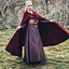 Medieval cloak Karen red - Celtic Webmerchant