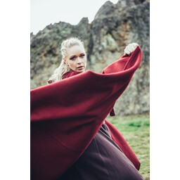 Medieval cloak Karen red - Celtic Webmerchant