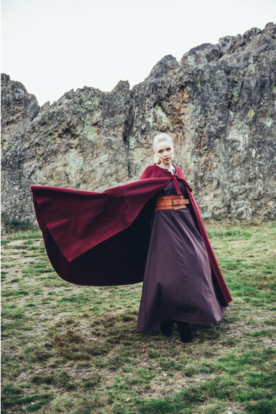 Mantello medievale Robin rosso - Celtic Webmerchant
