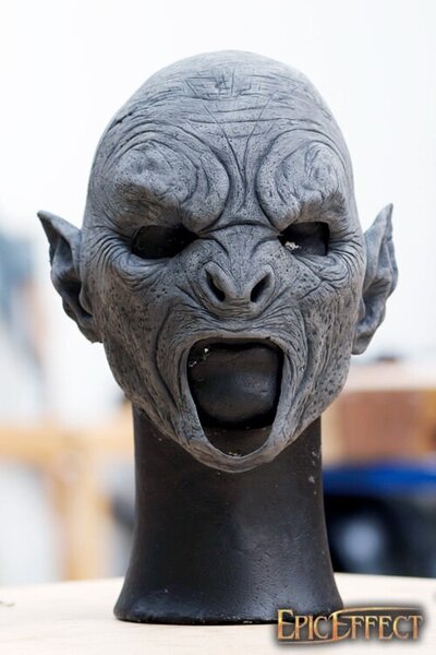 Orco guerrero máscara, sin pintar - Celtic Webmerchant