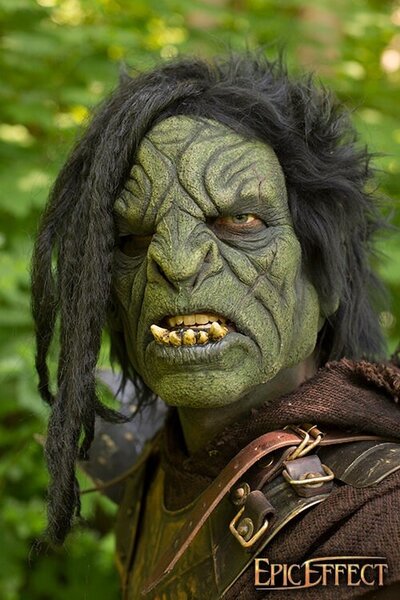 Orc maska z włosami - Celtic Webmerchant