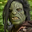 Orc-Maske mit Haaren - Celtic Webmerchant