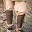 Pair of greaves Fighter, brown - Celtic Webmerchant